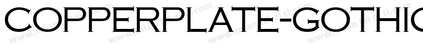 Copperplate-Gothic HU Bold字体转换